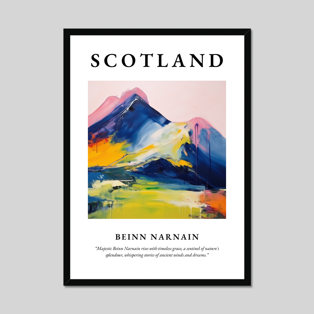 Poster of Beinn Narnain, Scotland.