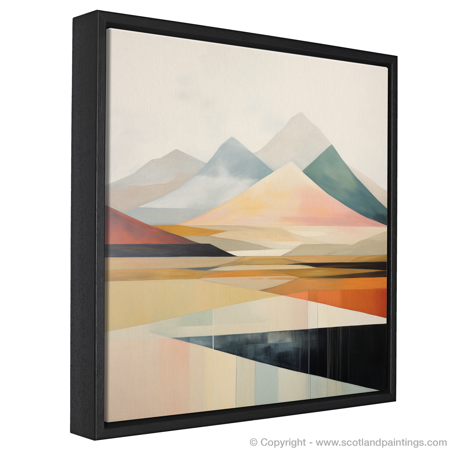 Painting and Art Print of Ben Lawers entitled "Abstract Majesty of Ben Lawers".