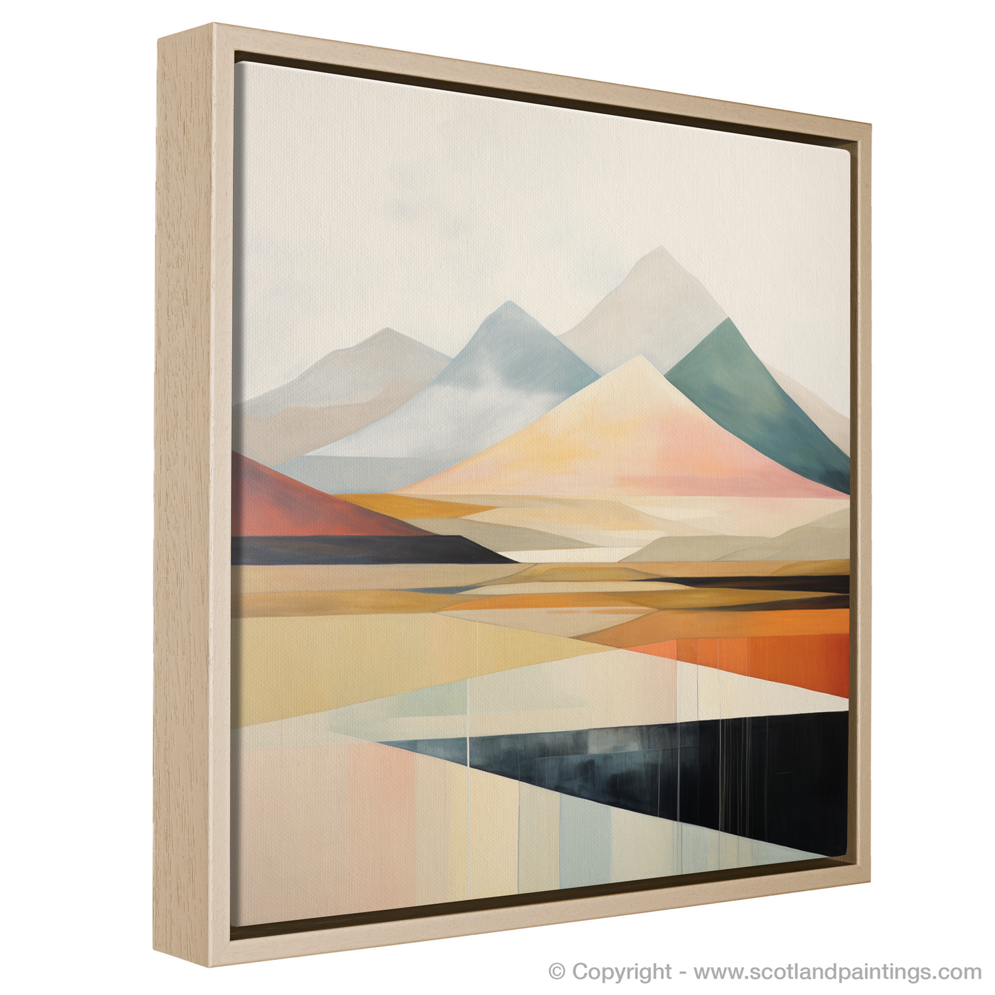 Painting and Art Print of Ben Lawers entitled "Abstract Majesty of Ben Lawers".