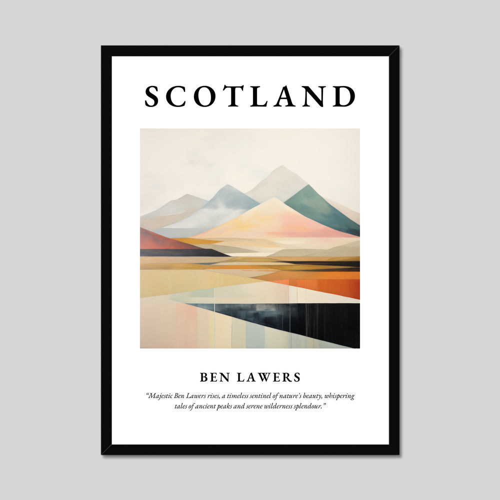 Poster of Ben Lawers, Scotland.