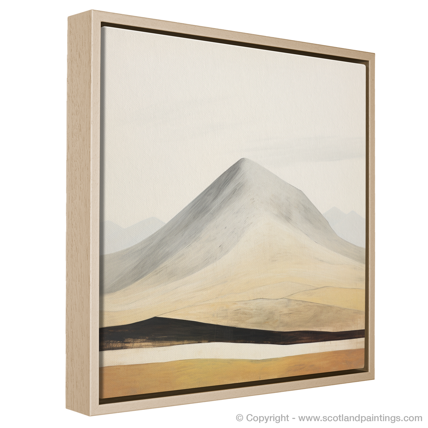 Painting and Art Print of Ben Lawers entitled "Abstract Essence of Ben Lawers".