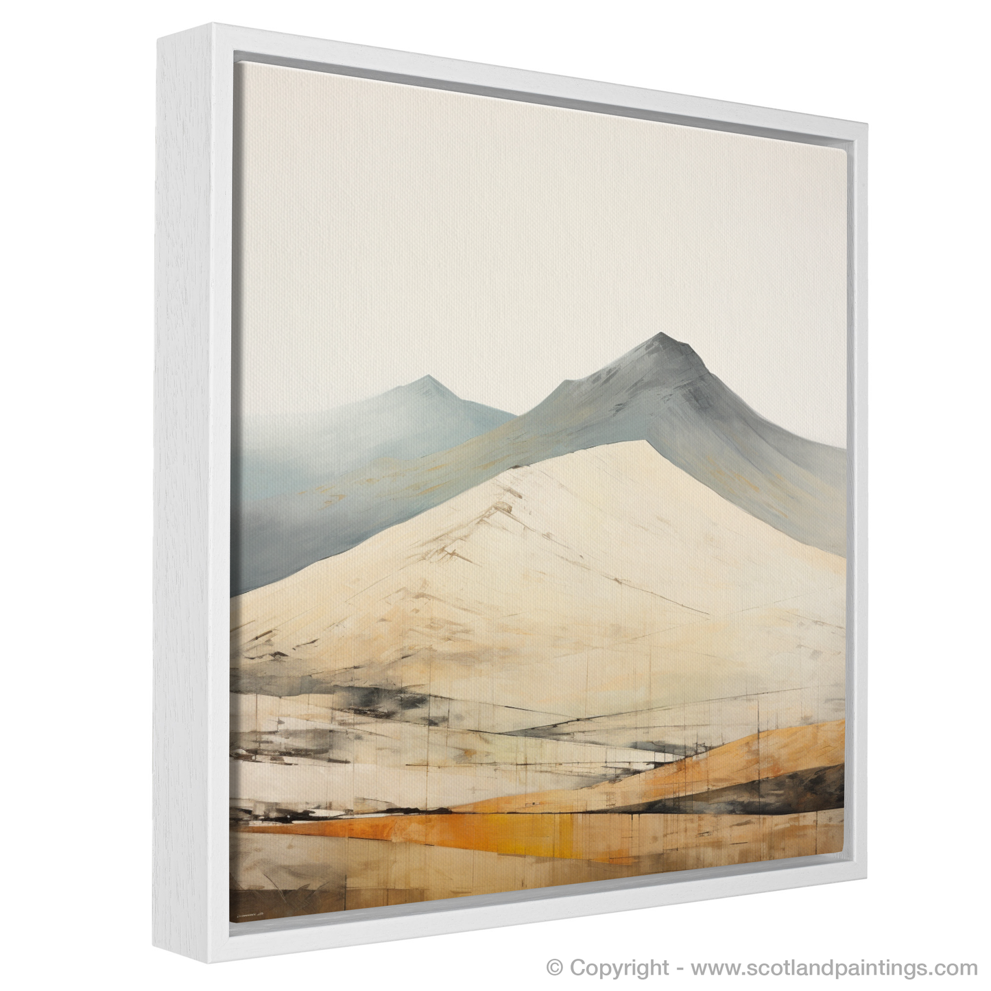Painting and Art Print of Ben Lawers entitled "Abstract Essence of Ben Lawers".