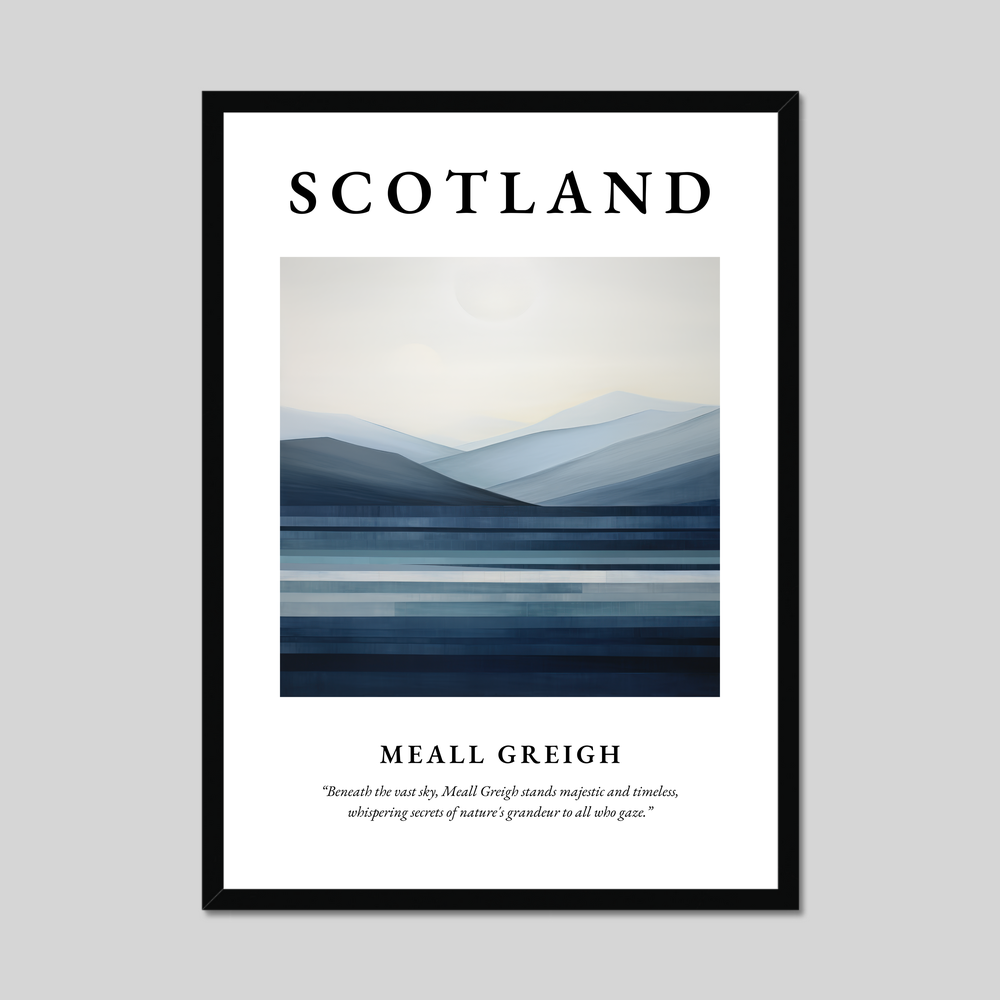 Poster of Meall Greigh, Scotland.