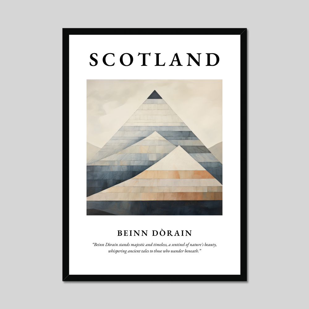 Poster of Beinn Dòrain, Scotland.