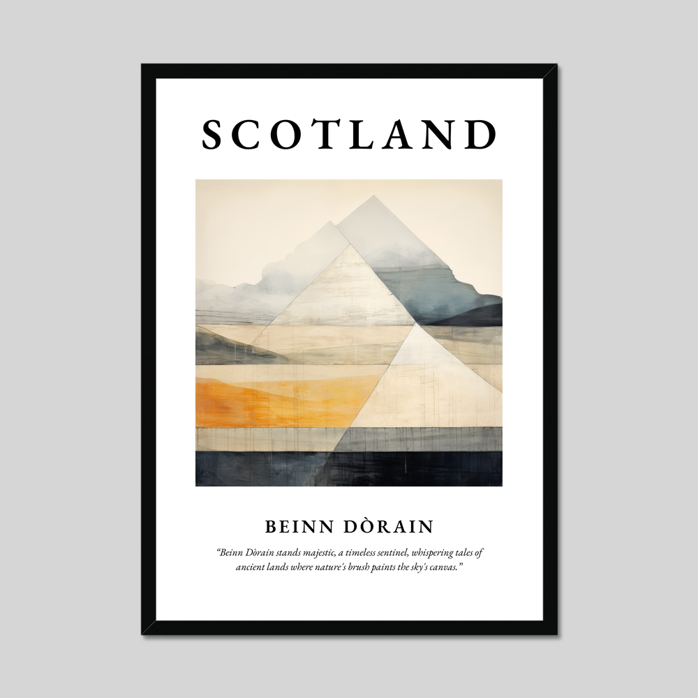 Poster of Beinn Dòrain, Scotland.