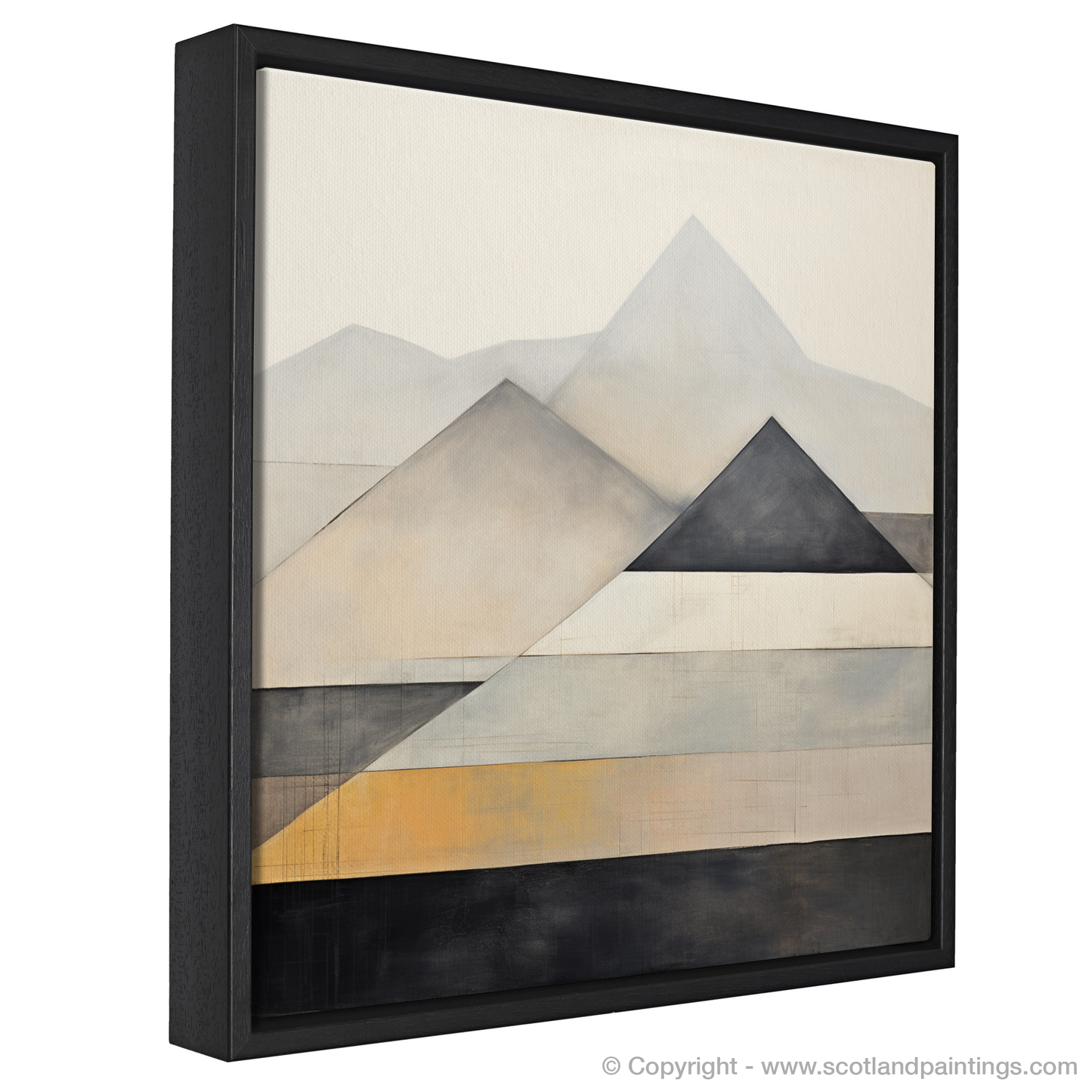 Painting and Art Print of Beinn Dòrain entitled "Abstract Essence of Beinn Dòrain".