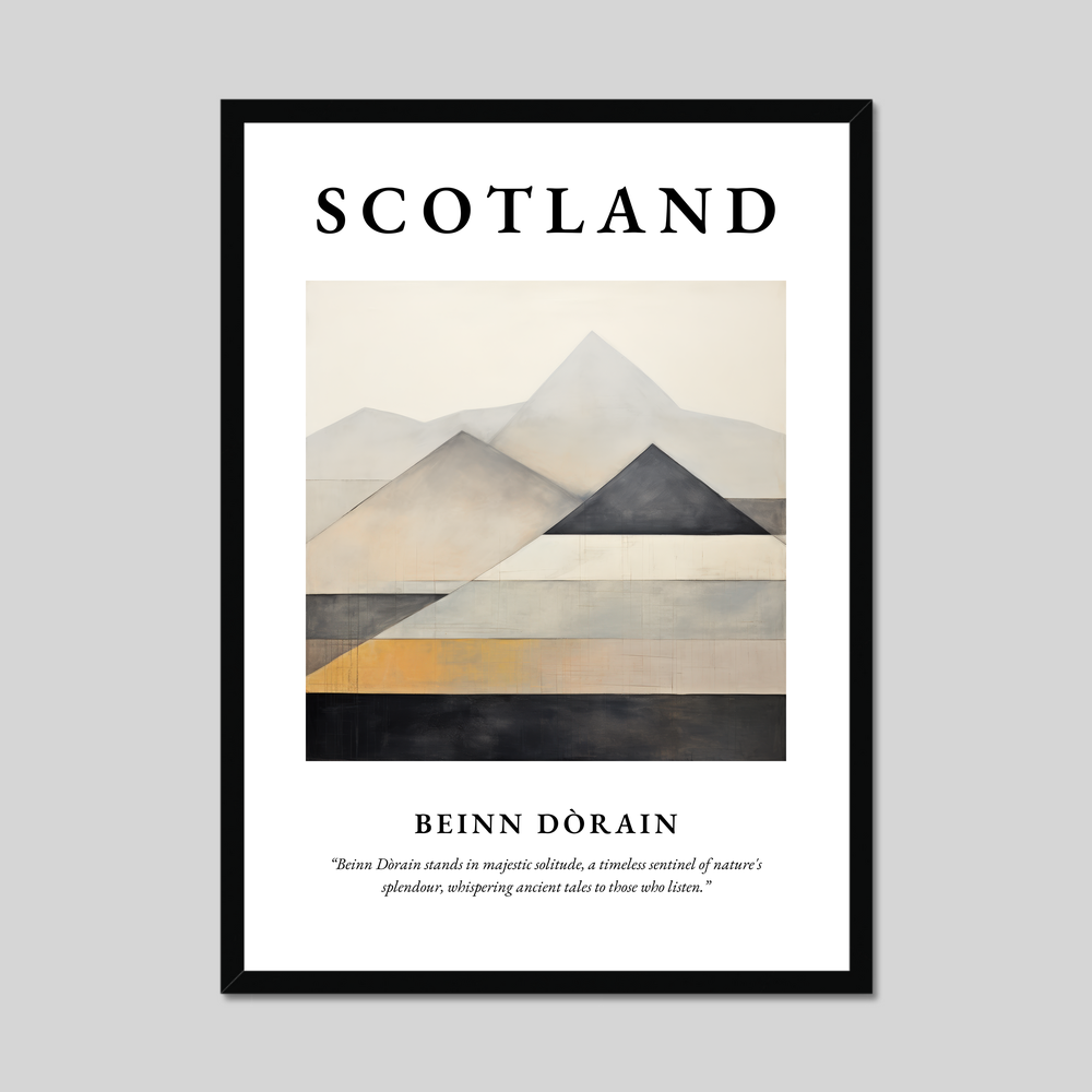 Poster of Beinn Dòrain, Scotland.