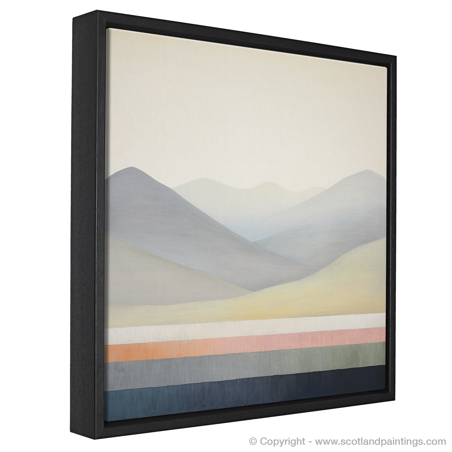 Painting and Art Print of The Cairnwell entitled "Abstract Cairnwell: An Artistic Tribute to Scotland's Highland Majesty".