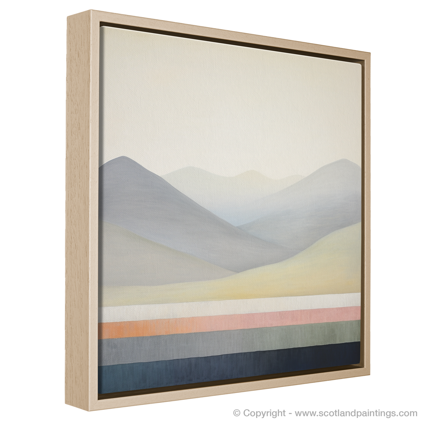 Painting and Art Print of The Cairnwell entitled "Abstract Cairnwell: An Artistic Tribute to Scotland's Highland Majesty".