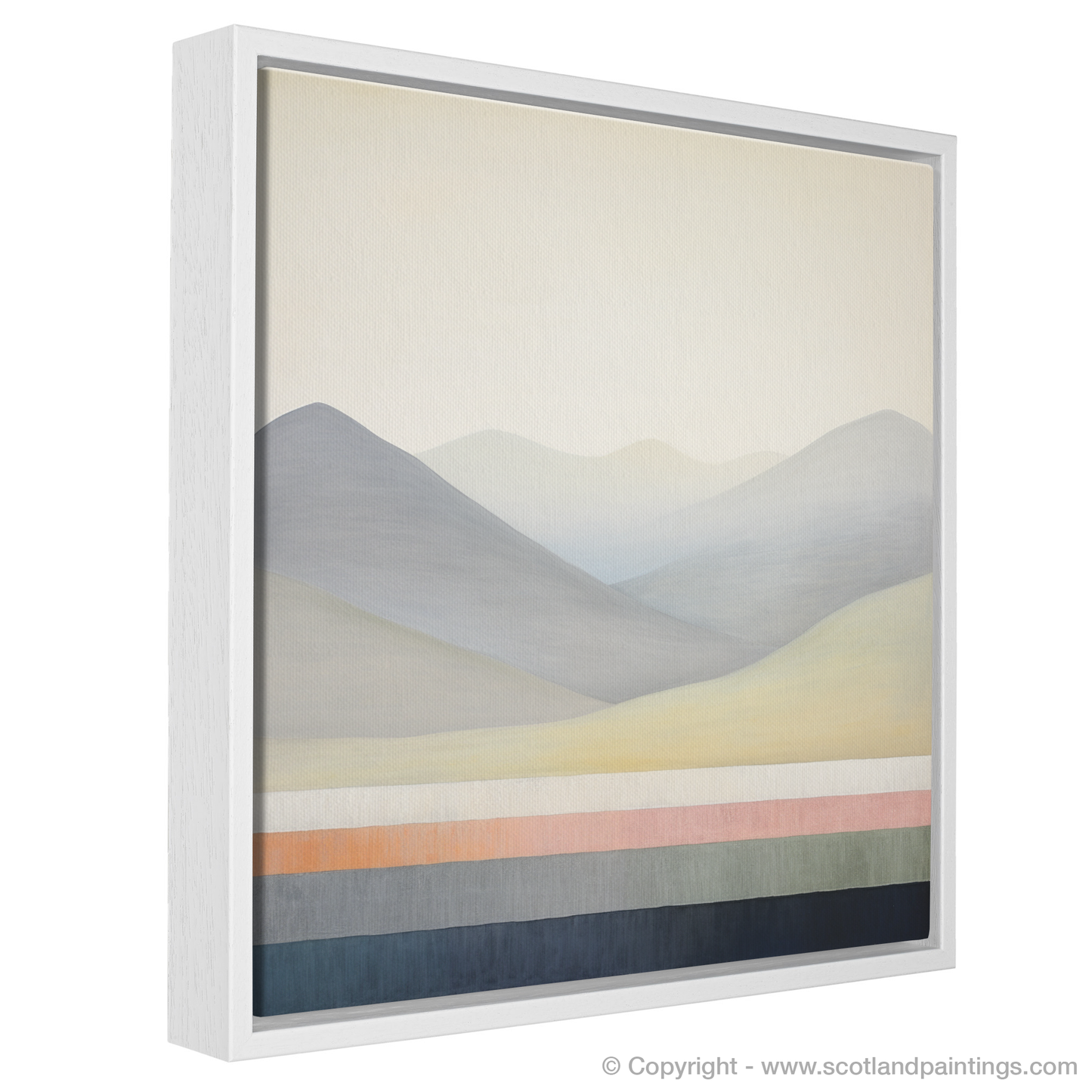Painting and Art Print of The Cairnwell entitled "Abstract Cairnwell: An Artistic Tribute to Scotland's Highland Majesty".