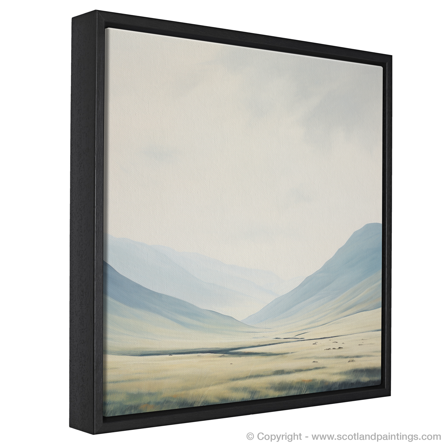 Painting and Art Print of The Cairnwell entitled "The Cairnwell Whispers: An Abstract Highland Symphony".