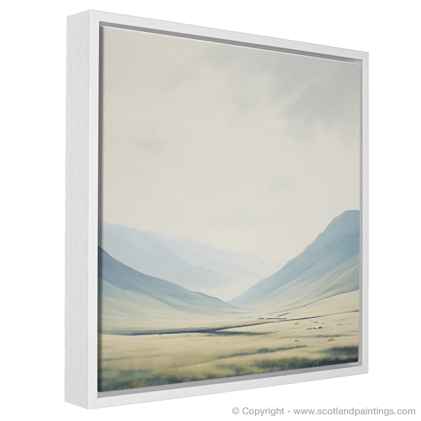 Painting and Art Print of The Cairnwell entitled "The Cairnwell Whispers: An Abstract Highland Symphony".