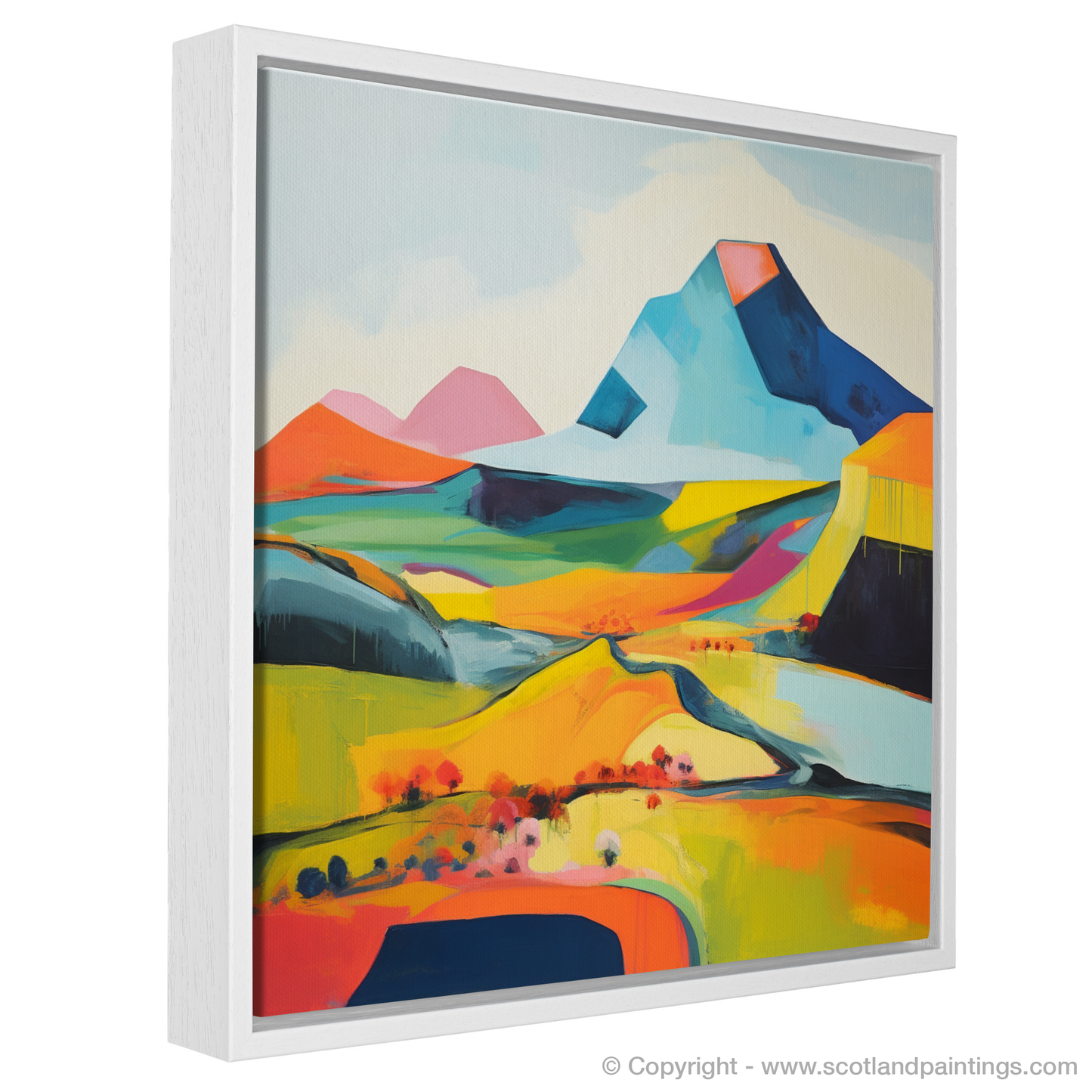 Painting and Art Print of Càrn Gorm entitled "Abstract Impressions of Càrn Gorm".