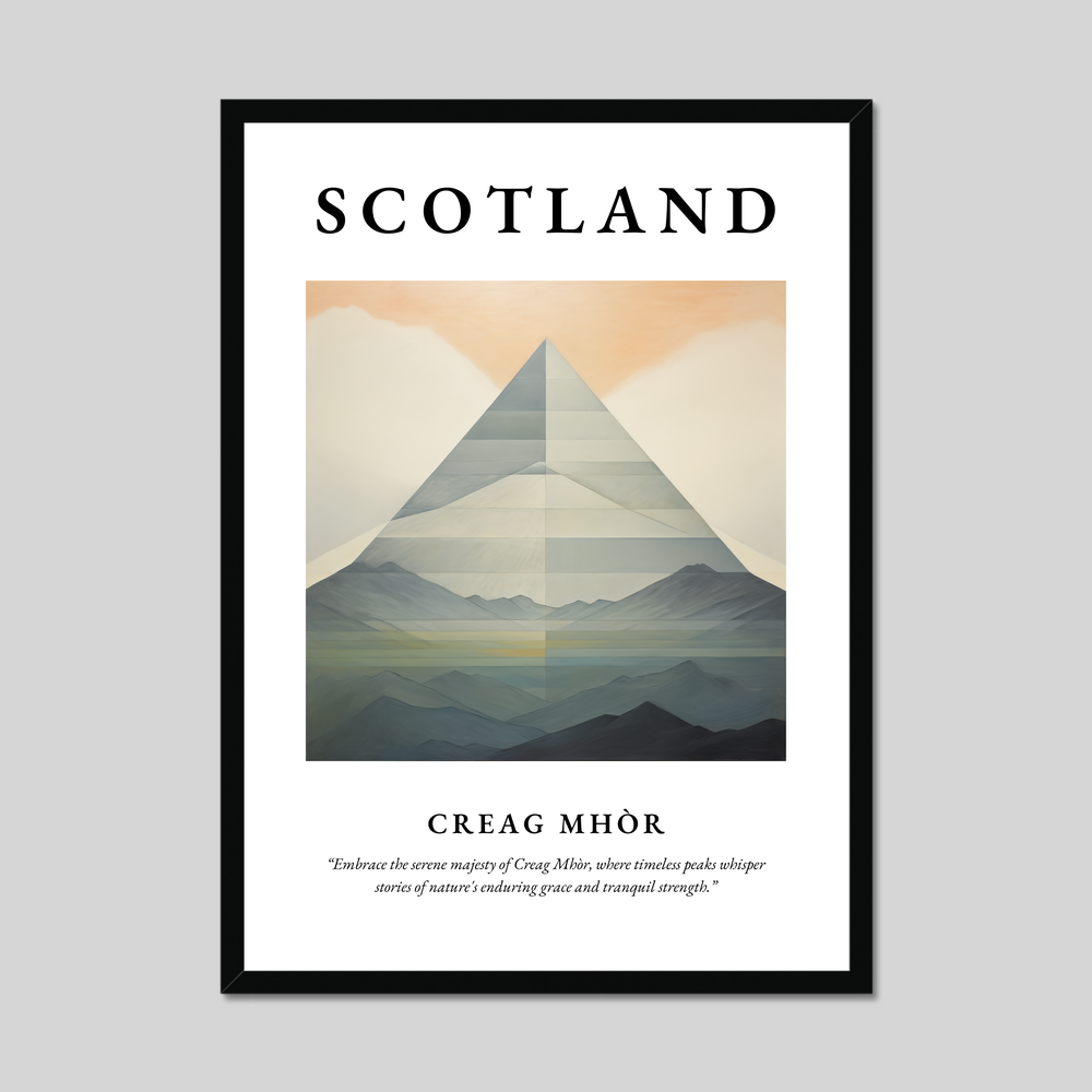 Poster of Creag Mhòr, Scotland.