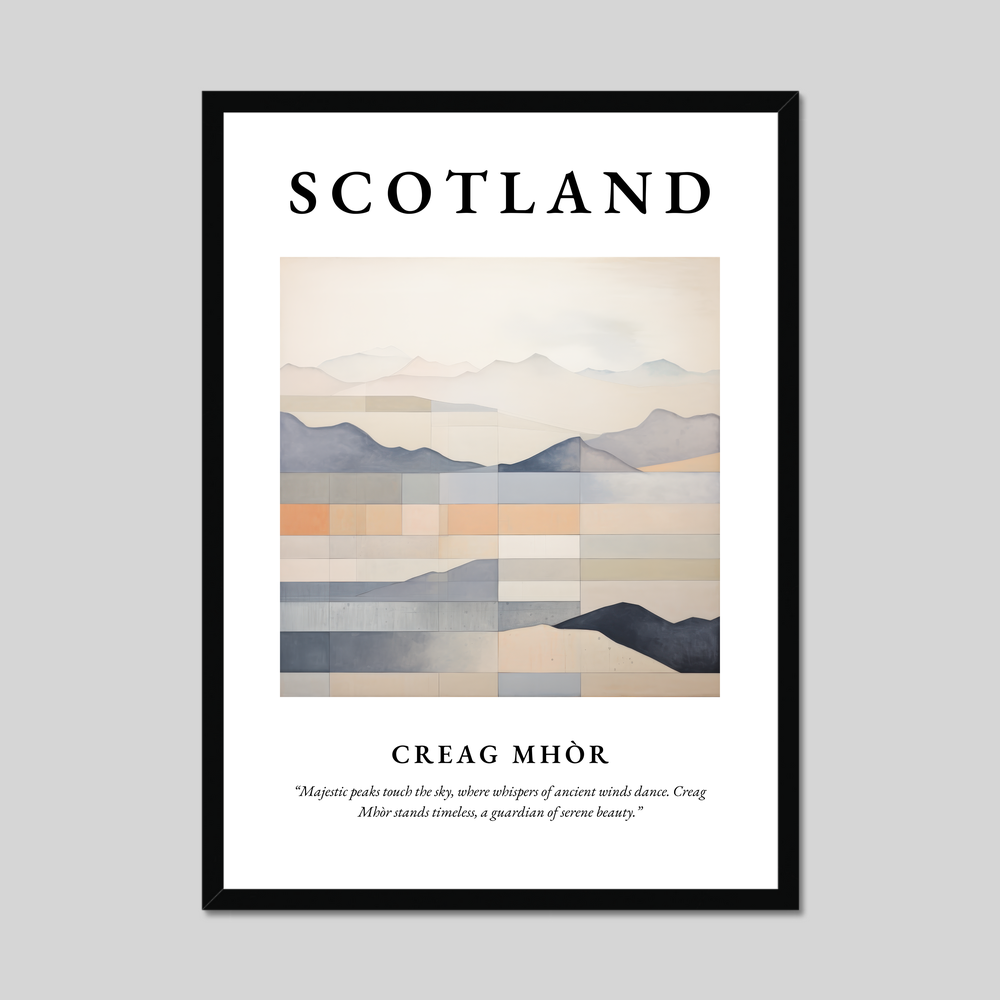 Poster of Creag Mhòr, Scotland.