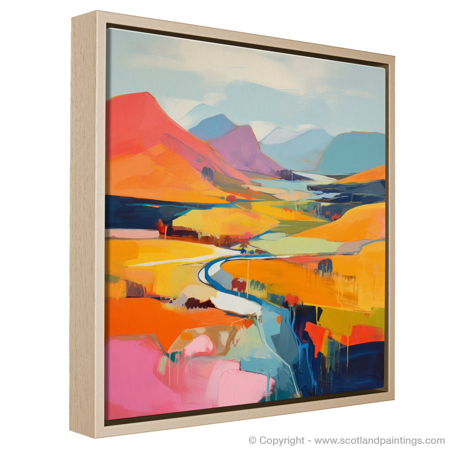 Painting and Art Print of Cruach Àrdrain entitled "Abstract Essence of Cruach Àrdrain".