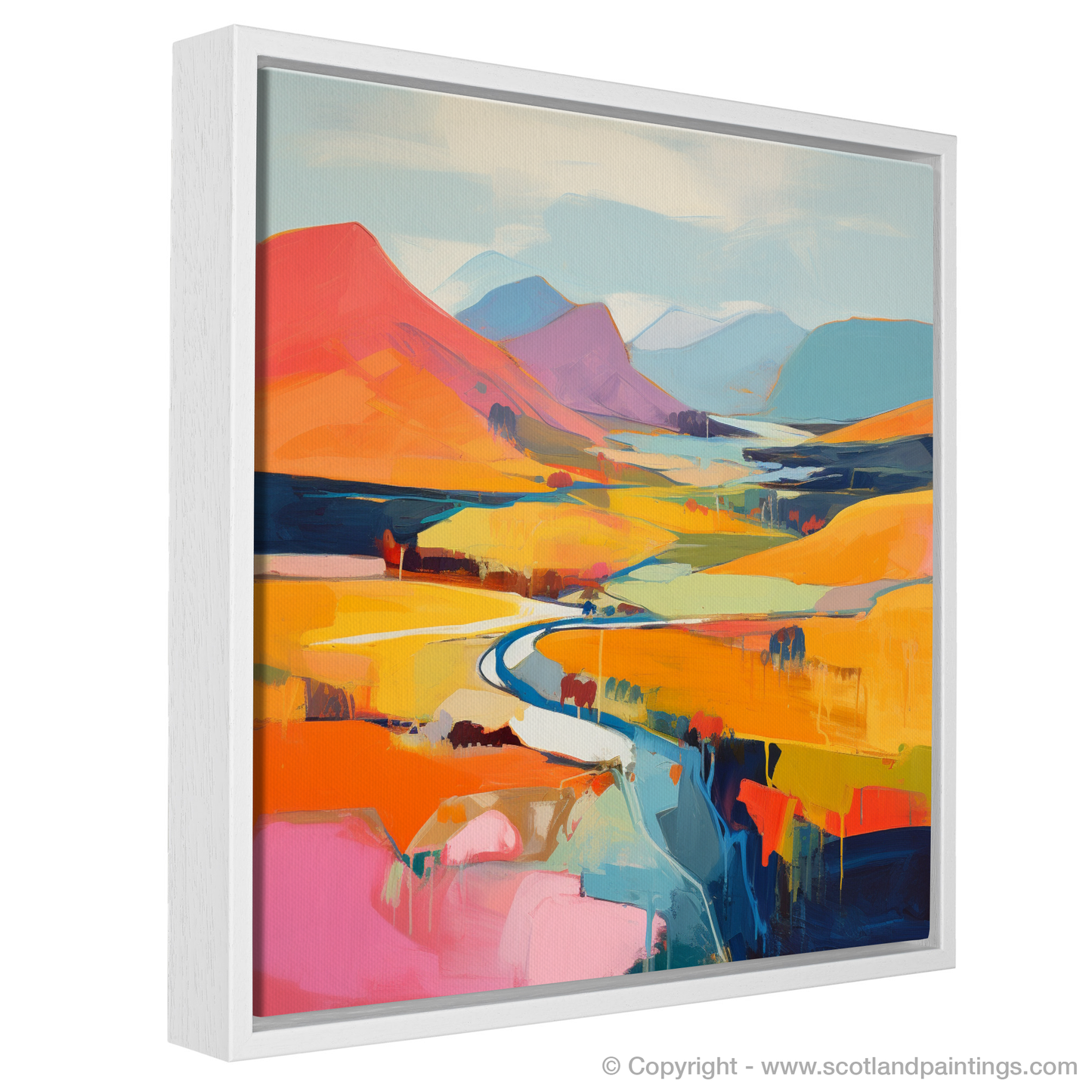 Painting and Art Print of Cruach Àrdrain entitled "Abstract Essence of Cruach Àrdrain".