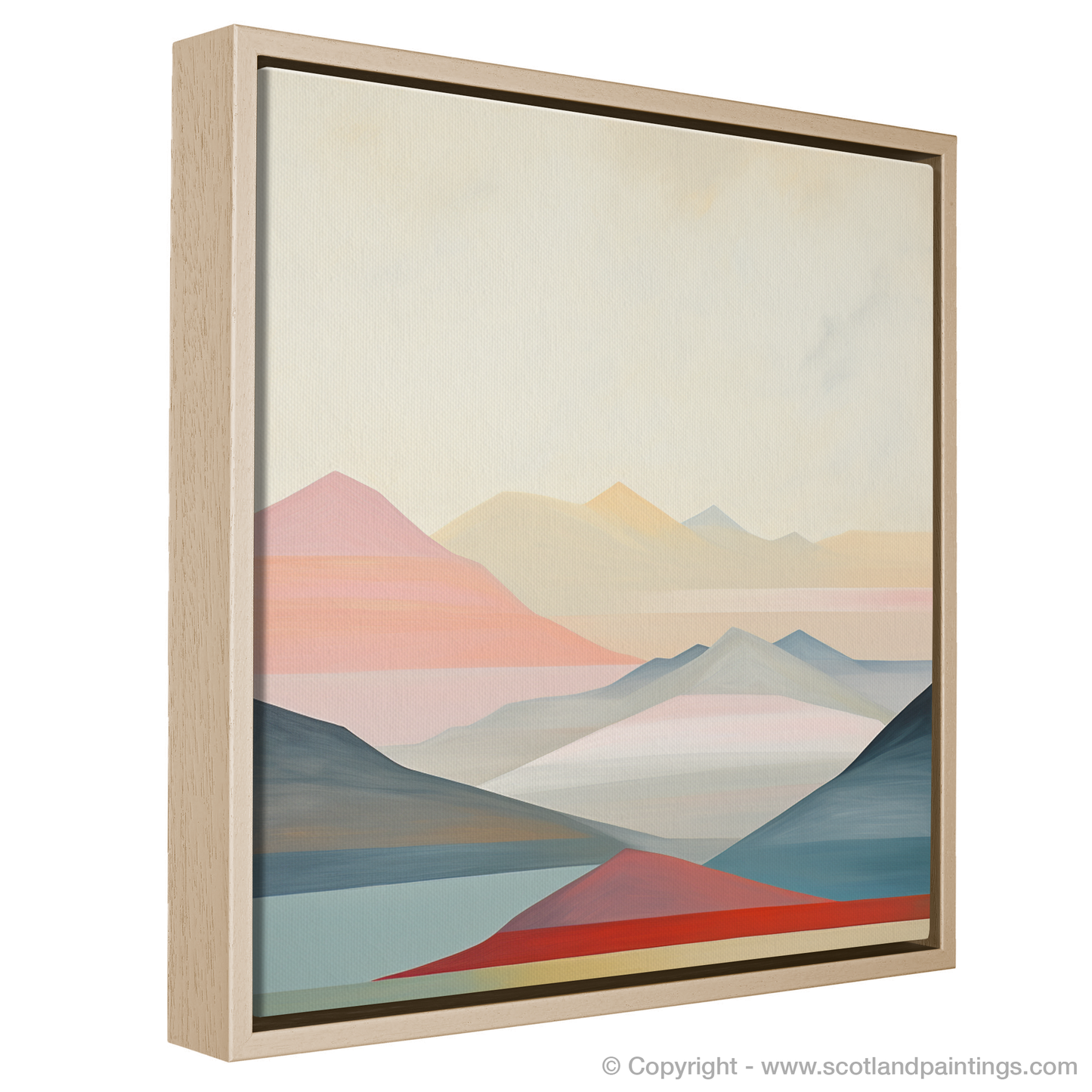 Painting and Art Print of Ben Lawers entitled "Abstract Essence of Ben Lawers: A Scottish Munro Masterpiece".