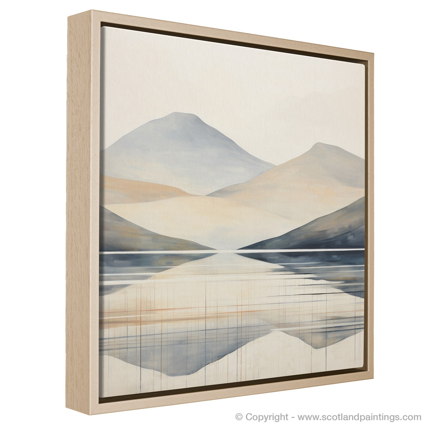 Painting and Art Print of Ben Vorlich (Loch Earn) entitled "Abstract Echoes of Ben Vorlich".