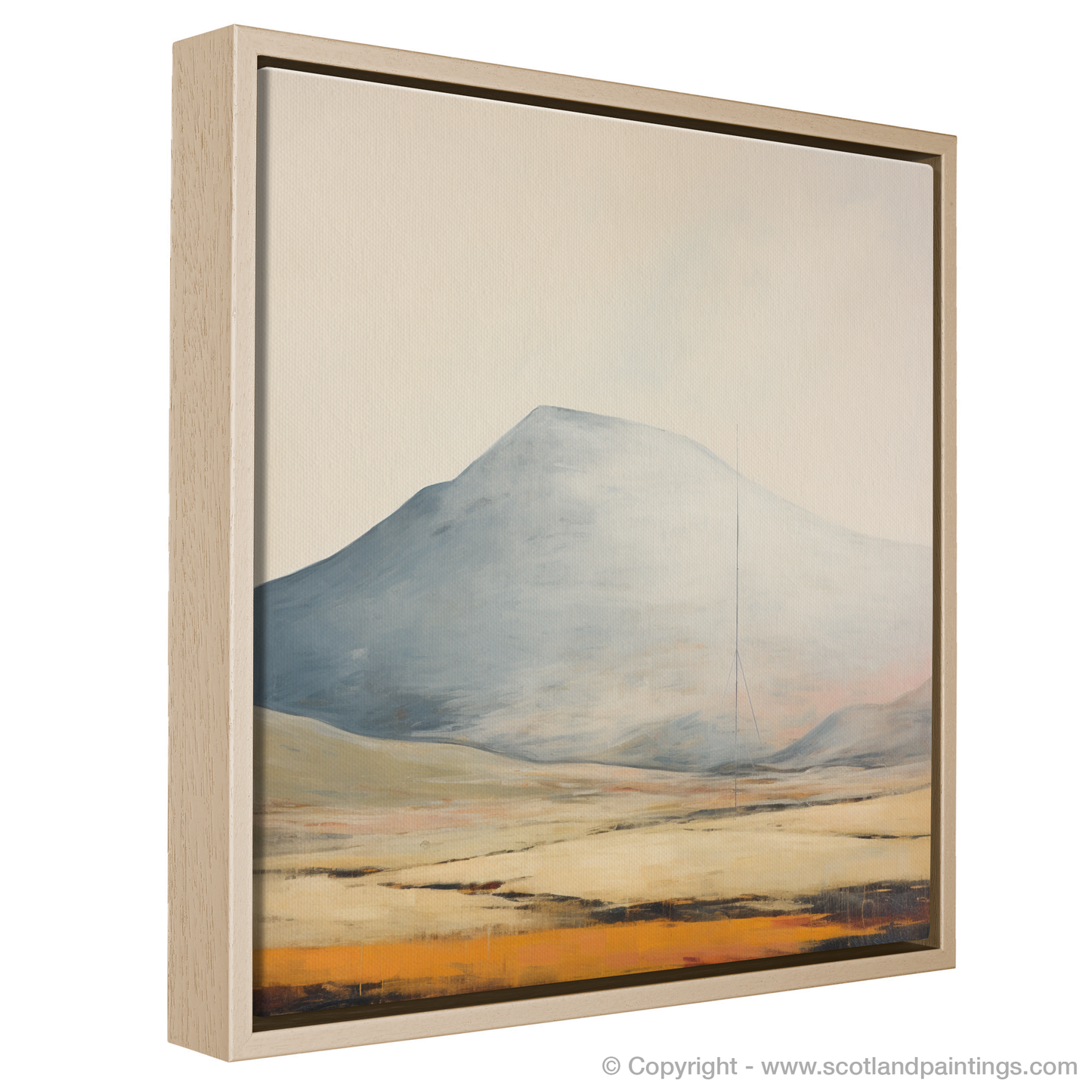 Painting and Art Print of The Cairnwell entitled "The Cairnwell Unveiled: An Abstract Highland Reverie".