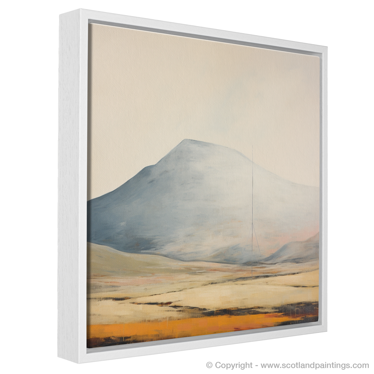 Painting and Art Print of The Cairnwell entitled "The Cairnwell Unveiled: An Abstract Highland Reverie".