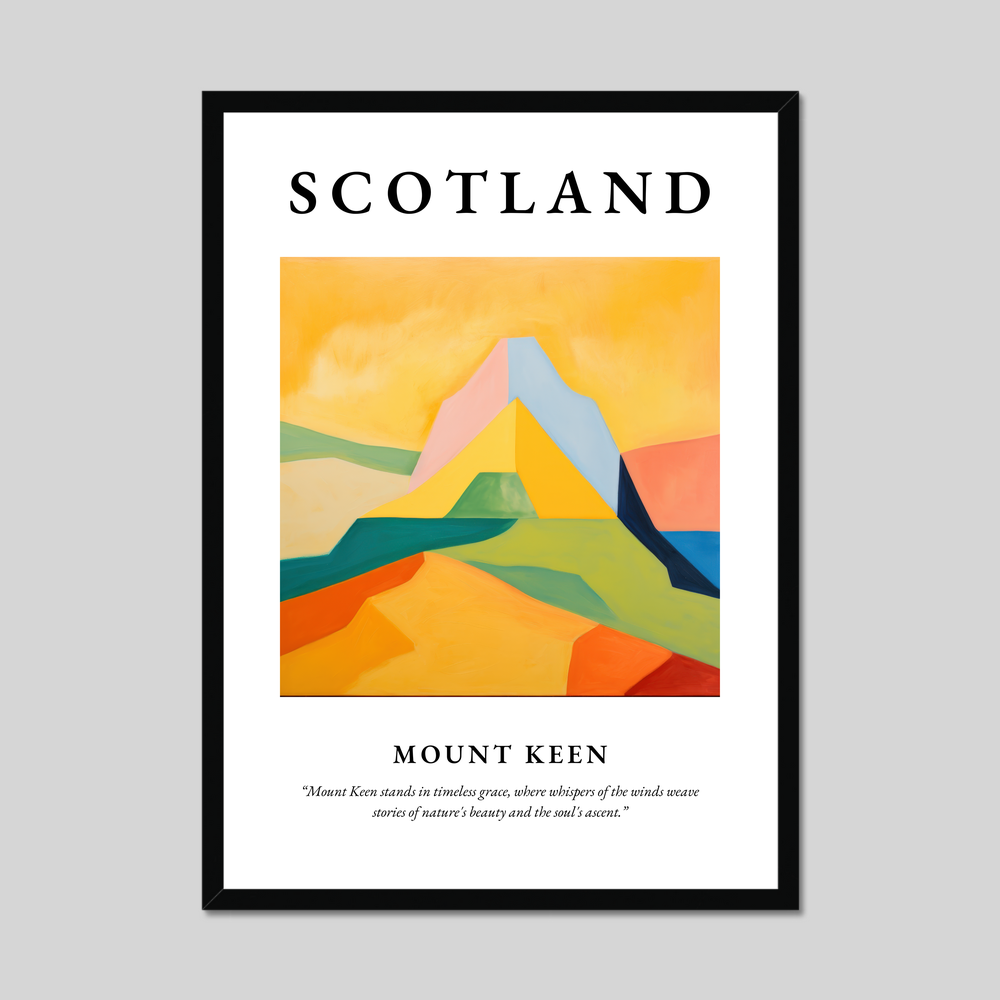 Poster of Mount Keen, Scotland.