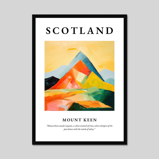 Poster of Mount Keen, Scotland.