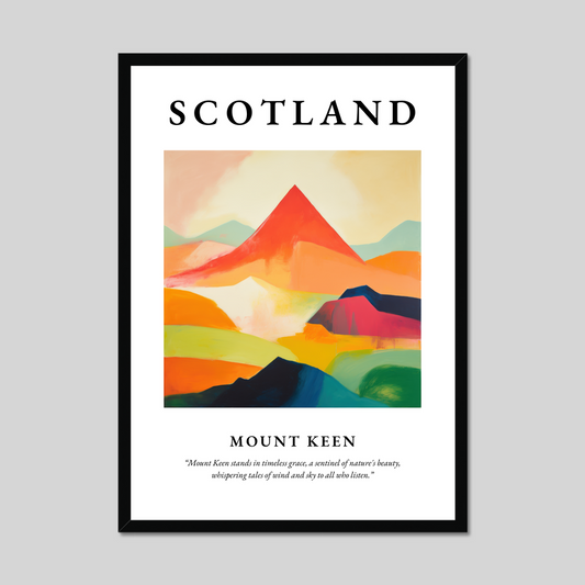 Poster of Mount Keen, Scotland.