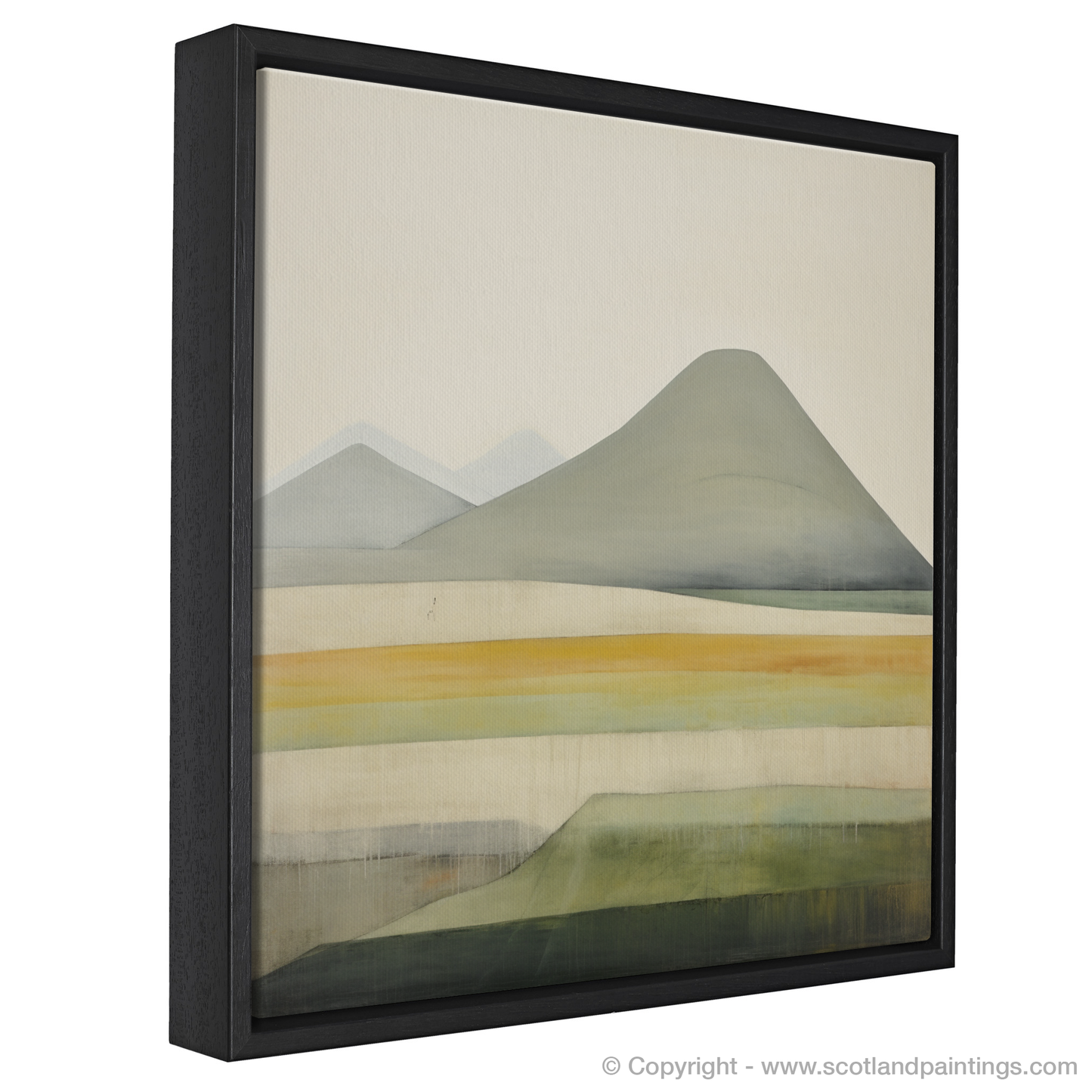 Painting and Art Print of Càrn an t-Sagairt Mòr entitled "Majestic Highlands: An Abstract Ode to Càrn an t-Sagairt Mòr".