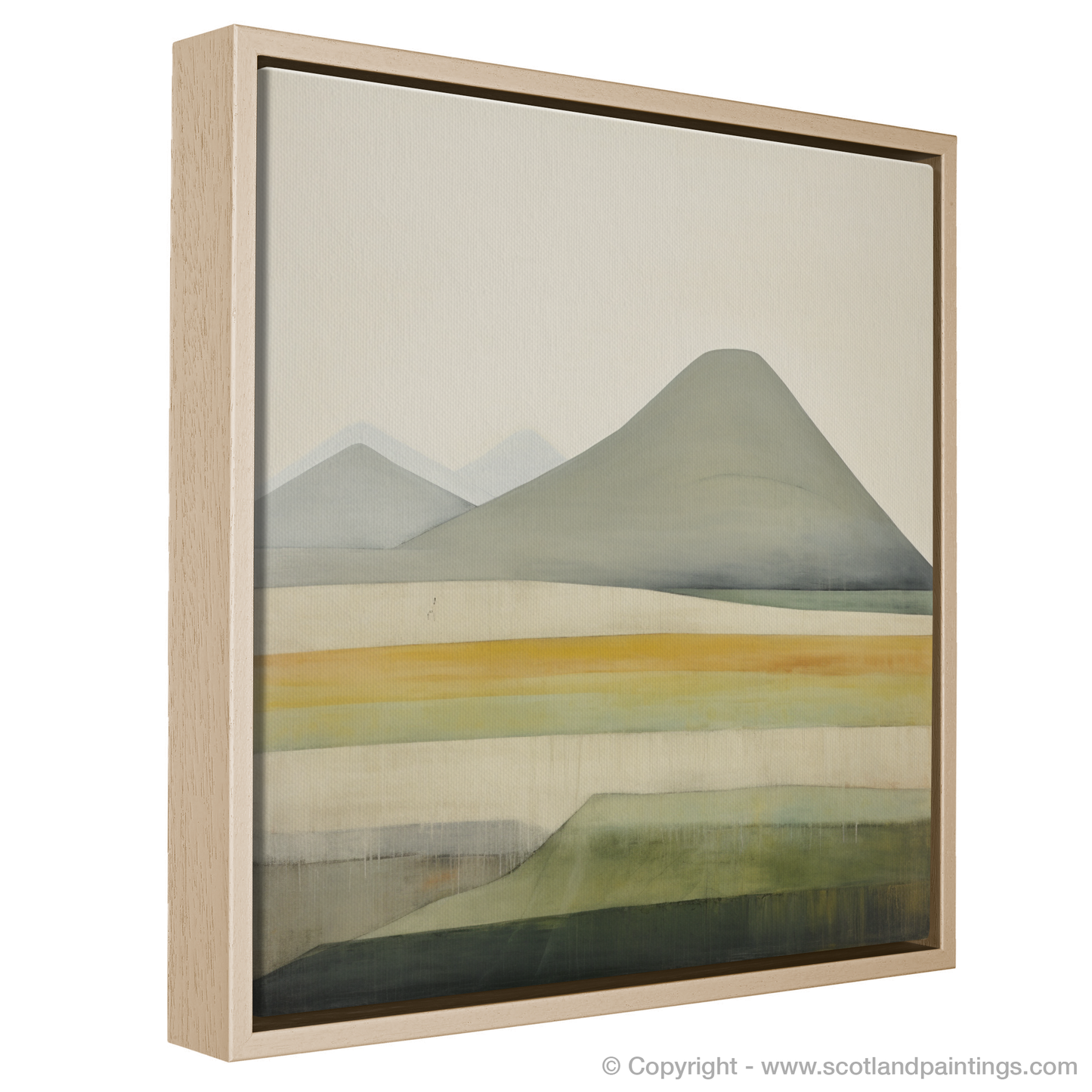 Painting and Art Print of Càrn an t-Sagairt Mòr entitled "Majestic Highlands: An Abstract Ode to Càrn an t-Sagairt Mòr".