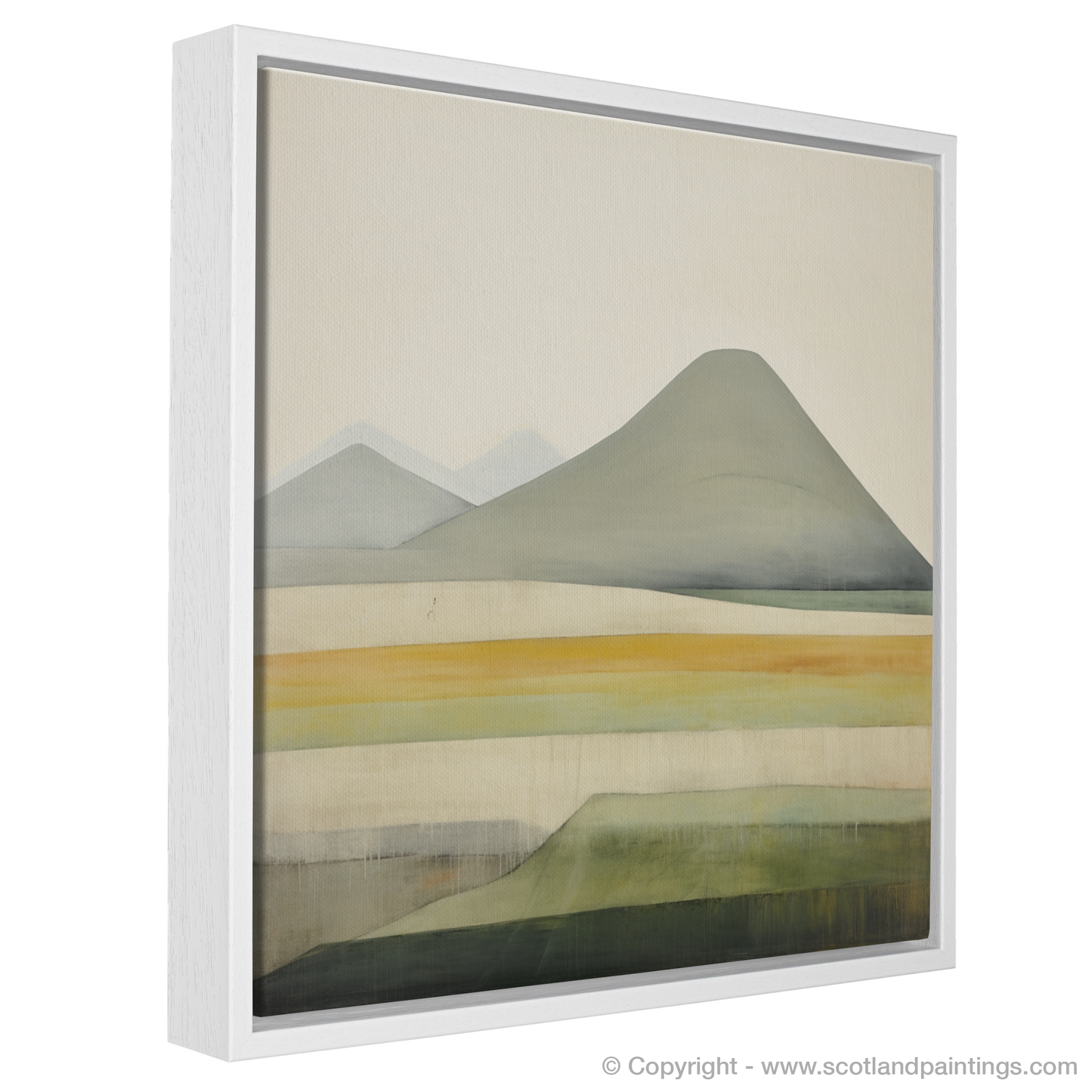 Painting and Art Print of Càrn an t-Sagairt Mòr entitled "Majestic Highlands: An Abstract Ode to Càrn an t-Sagairt Mòr".