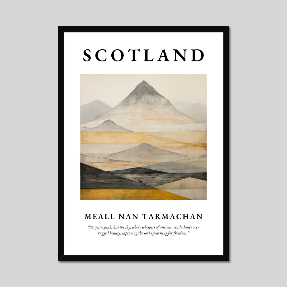 Poster of Meall nan Tarmachan, Scotland.