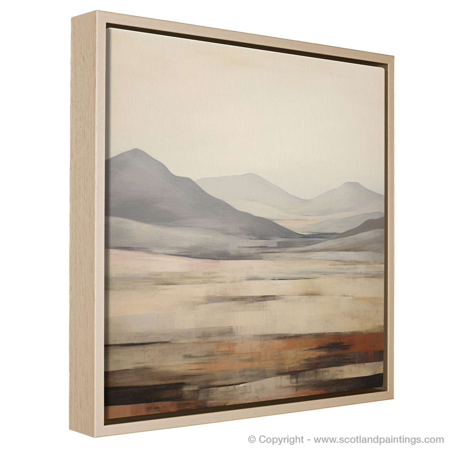 Painting and Art Print of Meall Greigh entitled "Abstract Essence of Meall Greigh".