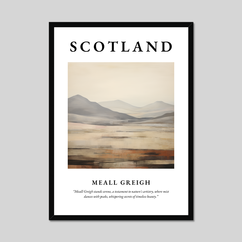 Poster of Meall Greigh, Scotland.