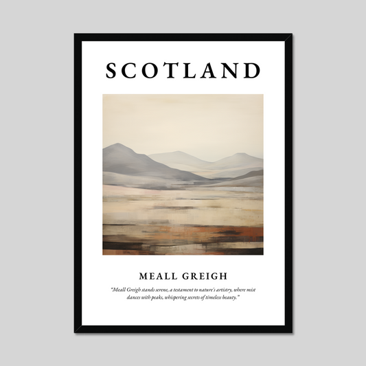 Poster of Meall Greigh, Scotland.