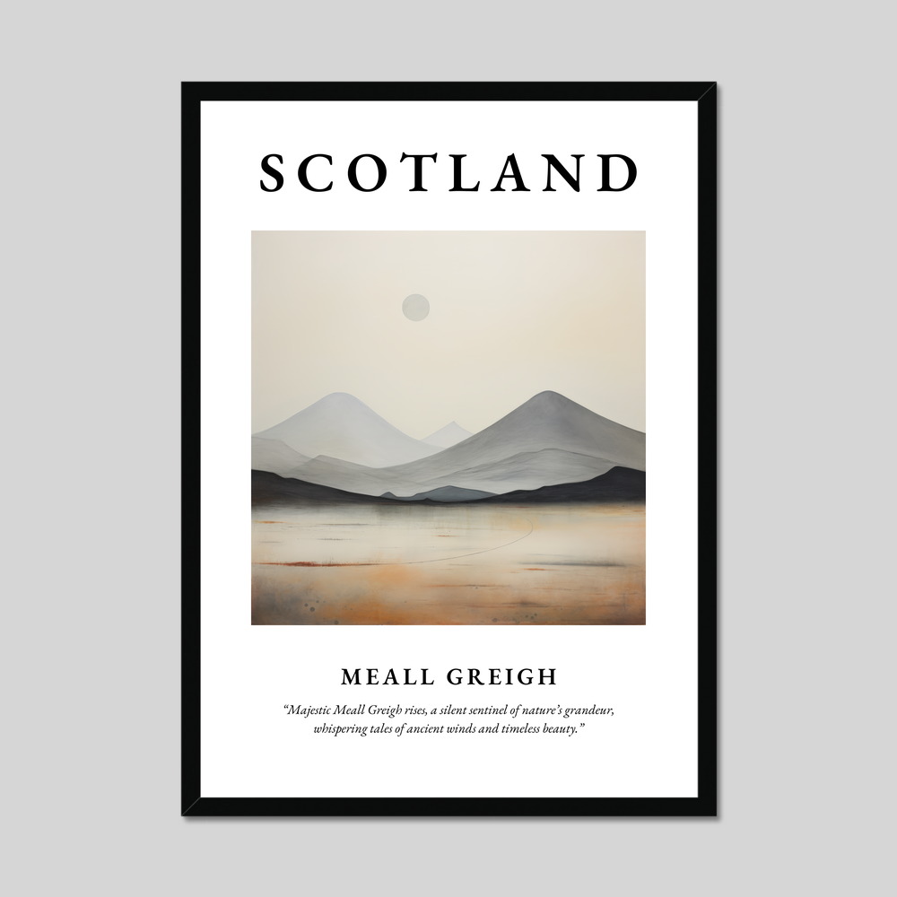 Poster of Meall Greigh, Scotland.