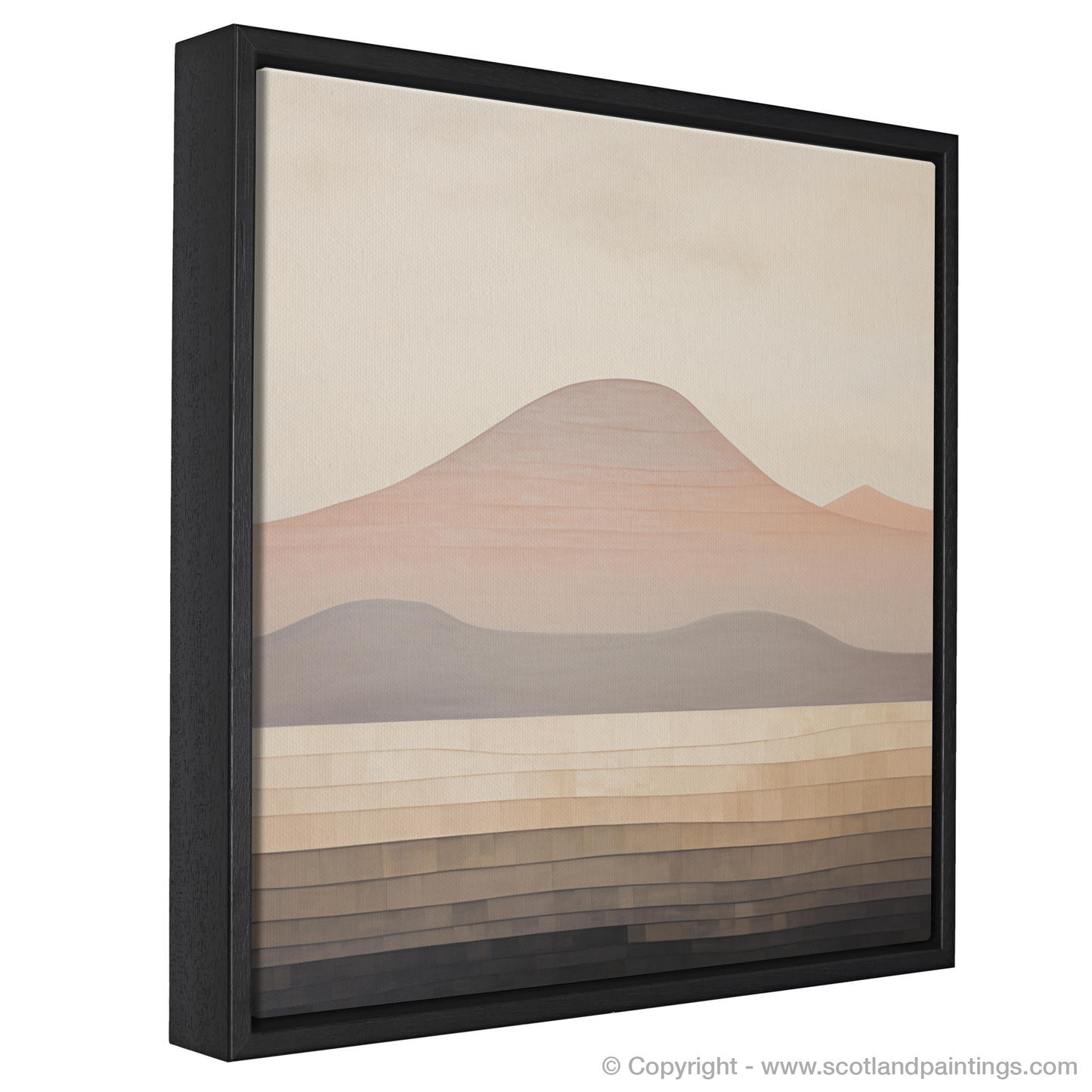 Painting and Art Print of Meall Greigh entitled "Abstract Essence of Meall Greigh".