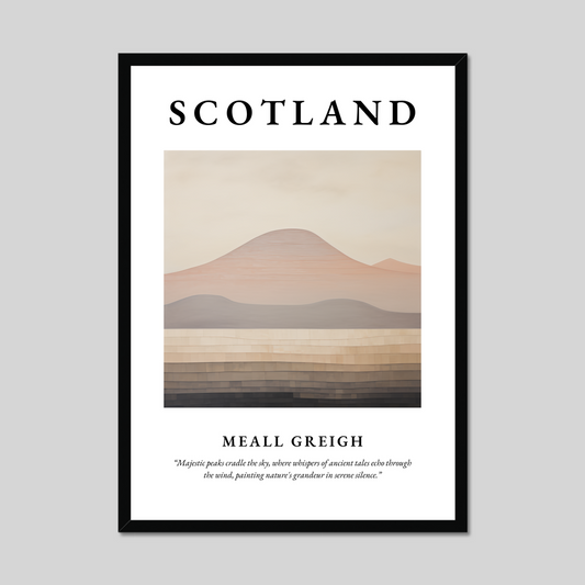 Poster of Meall Greigh, Scotland.