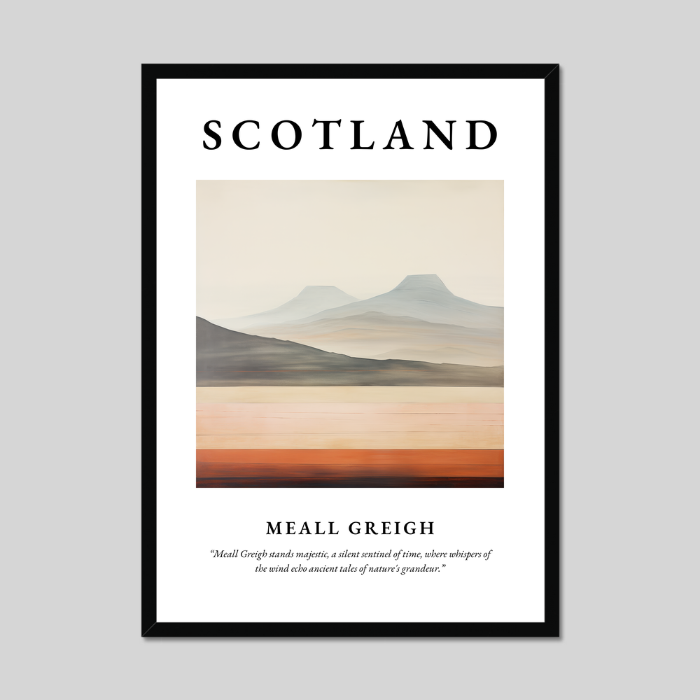 Poster of Meall Greigh, Scotland.