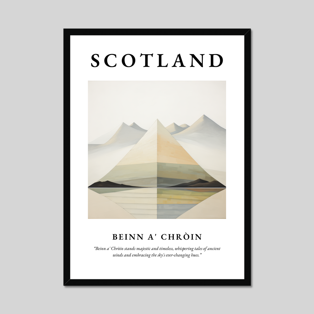 Poster of Beinn a' Chròin, Scotland.