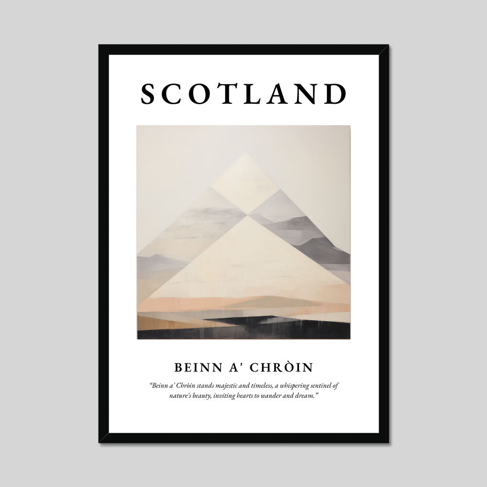 Poster of Beinn a' Chròin, Scotland.