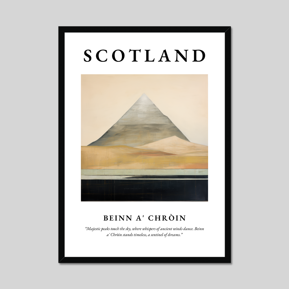 Poster of Beinn a' Chròin, Scotland.