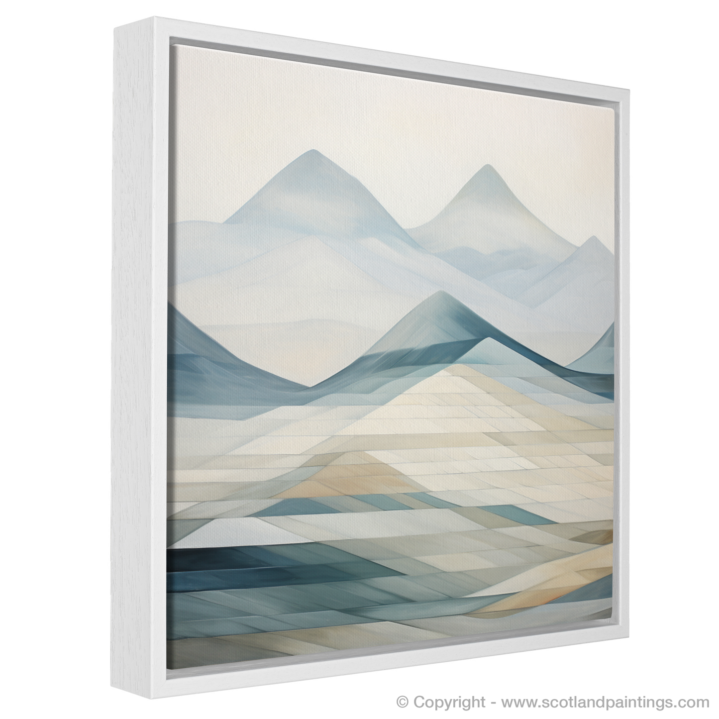 Painting and Art Print of Cruach Àrdrain entitled "Ethereal Dance of the Scottish Munros".