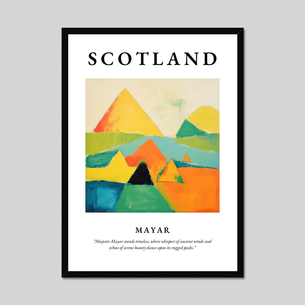 Poster of Mayar, Scotland.