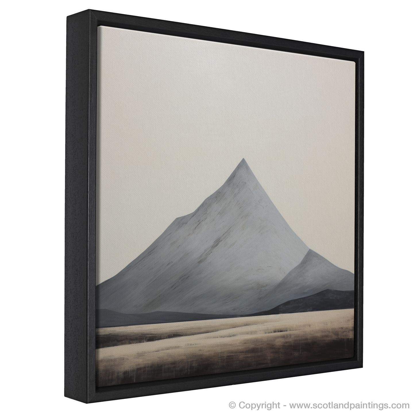 Painting and Art Print of Meall Garbh (Càrn Mairg) entitled "Meall Garbh Abstract: Majesty of the Munros".