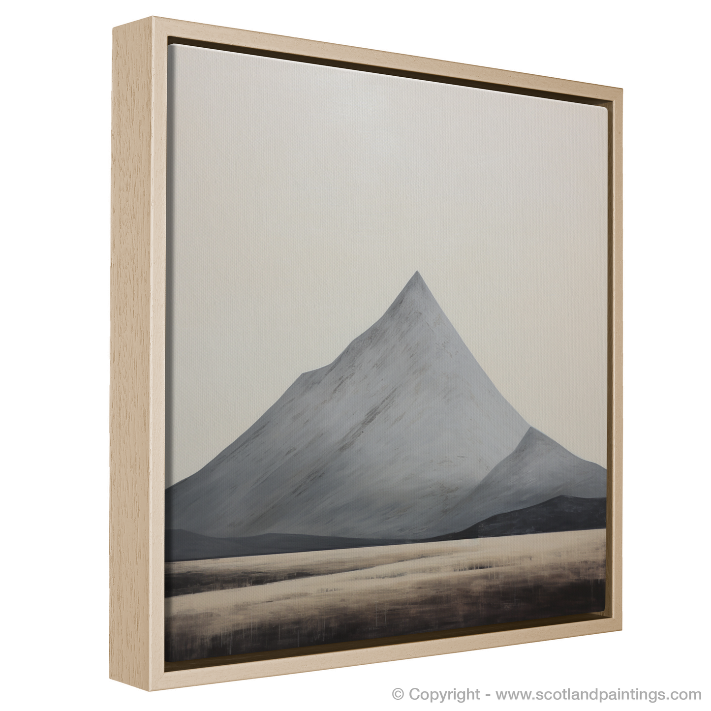 Painting and Art Print of Meall Garbh (Càrn Mairg) entitled "Meall Garbh Abstract: Majesty of the Munros".