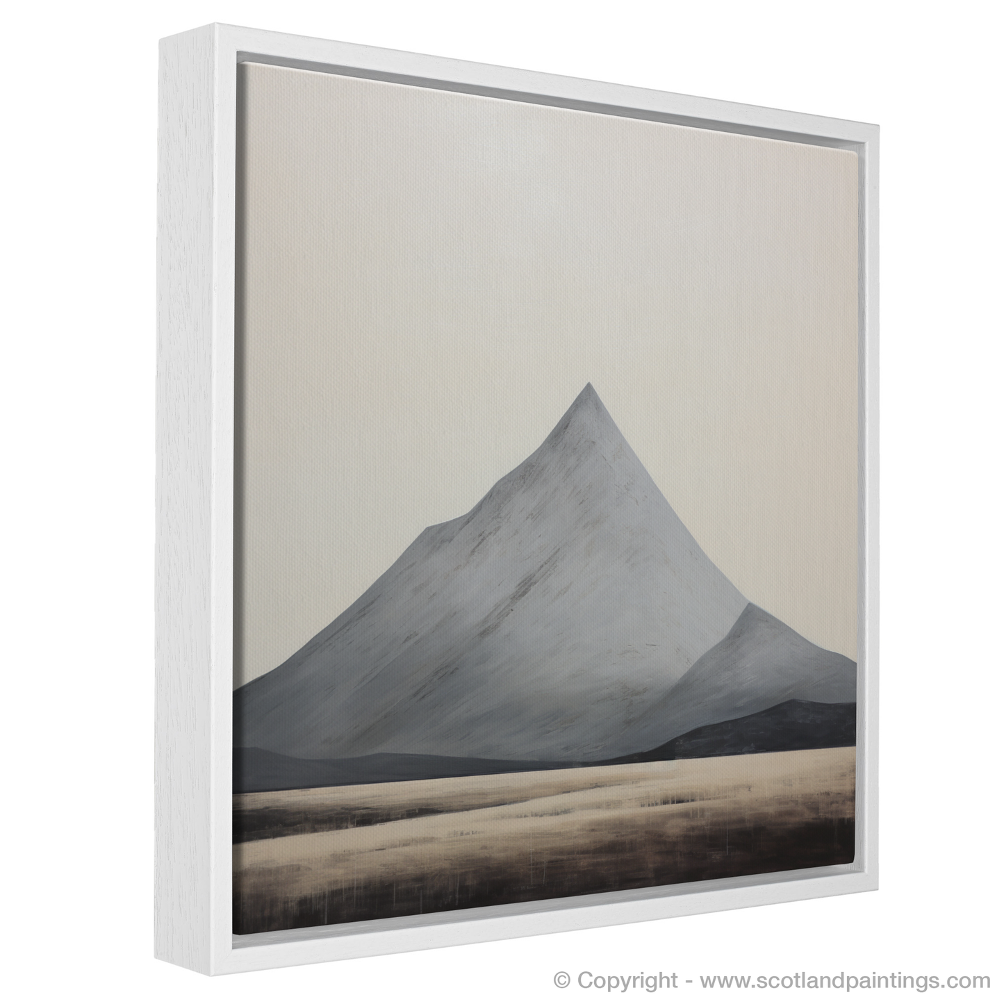 Painting and Art Print of Meall Garbh (Càrn Mairg) entitled "Meall Garbh Abstract: Majesty of the Munros".