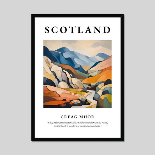 Poster of Creag Mhòr, Scotland.