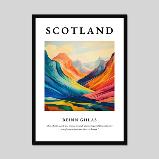 Poster of Beinn Ghlas, Scotland.