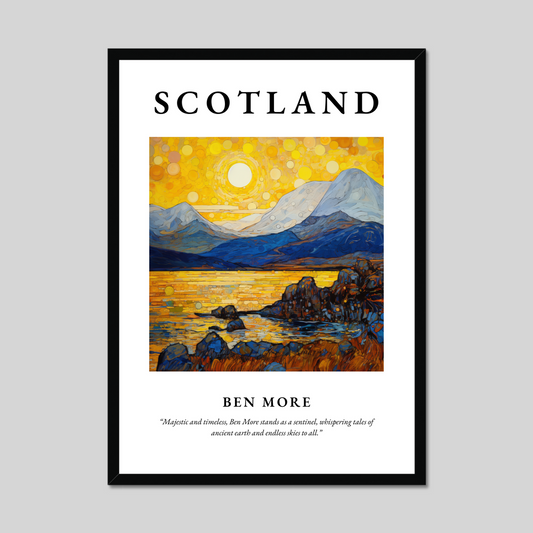 Poster of Ben More, Scotland.